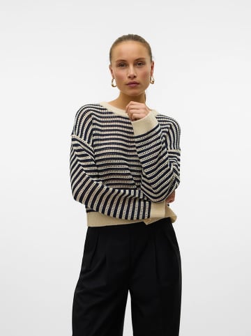 Vero Moda Trui crème/zwart