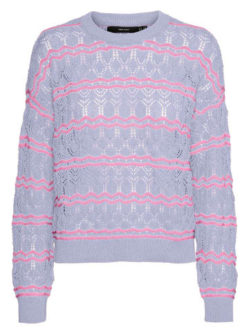 Vero Moda Sweter w kolorze błękitno-różowym