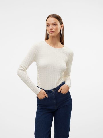 Vero Moda Bluzka w kolorze kremowym