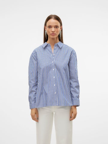Vero Moda Koszula w kolorze niebiesko-białym