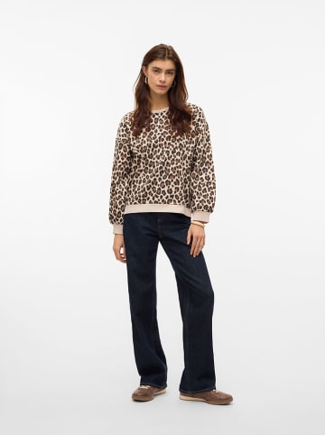 Vero Moda Sweatshirt beige/zwart