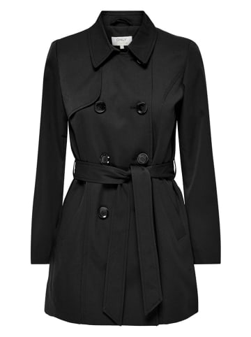 ONLY Trenchcoat zwart