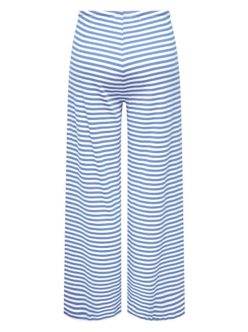 ONLY Hose in Hellblau/ Weiß