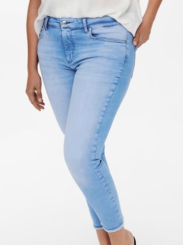 ONLY Carmakoma Dżinsy - Skinny fit - w kolorze błękitnym