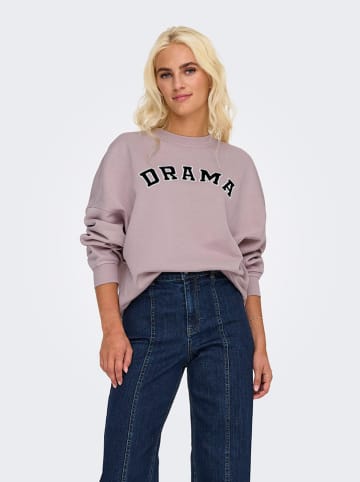 ONLY Sweatshirt in Rosa