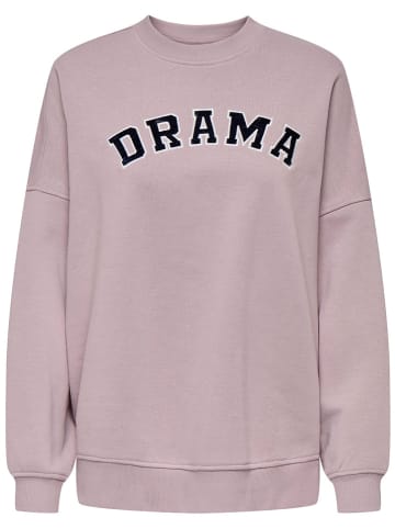 ONLY Sweatshirt in Rosa