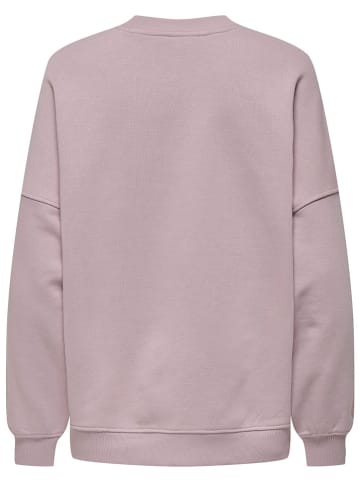 ONLY Sweatshirt in Rosa