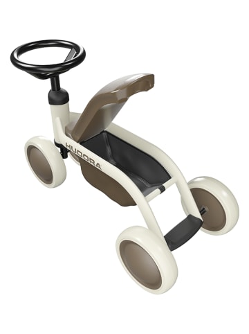 Hudora Loopfiets "Steppy 6" crème/bruin - vanaf 12 maanden