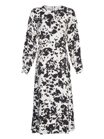 MOSS COPENHAGEN Jurk "Karalynn" wit/zwart