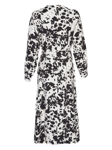 MOSS COPENHAGEN Jurk "Karalynn" wit/zwart