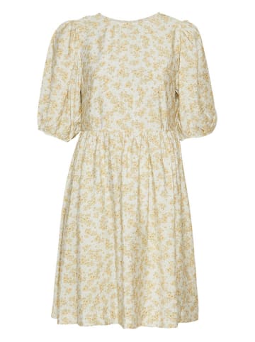 MOSS COPENHAGEN Kleid "Marva Ladonna" in Gelb/ Beige