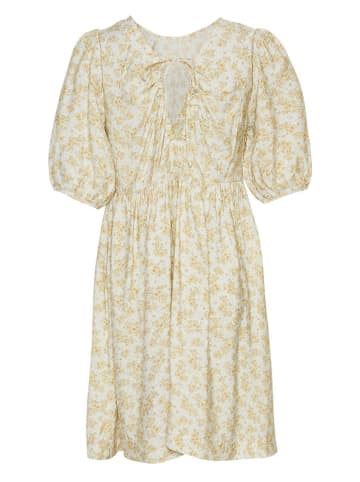 MOSS COPENHAGEN Kleid "Marva Ladonna" in Gelb/ Beige