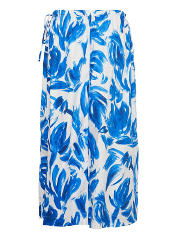 MOSS COPENHAGEN Rok "Sinaia Diselle" wit/blauw
