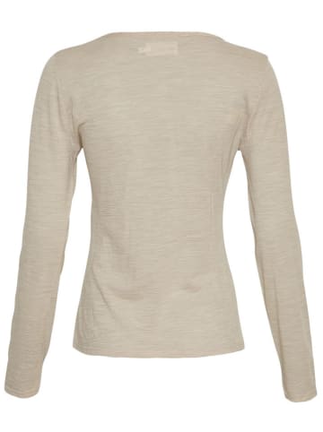 MOSS COPENHAGEN Wolllongsleeve "Nesmina" in Beige