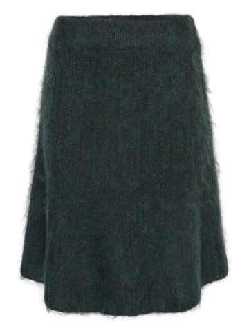 MOSS COPENHAGEN Strickrock "Annalisa" in Dunkelgrün