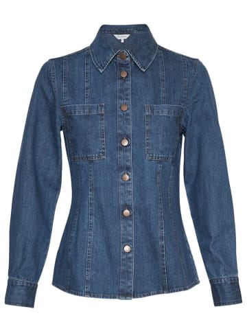 MOSS COPENHAGEN Jeans-Hemd "Sophine Emma" in Blau