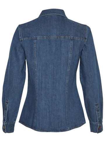 MOSS COPENHAGEN Spijkerblouse "Sophine Emma" blauw