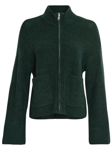 MOSS COPENHAGEN Cardigan "Lediona" in Dunkelgrün