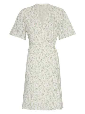 MOSS COPENHAGEN Kleid in Creme/ Grün