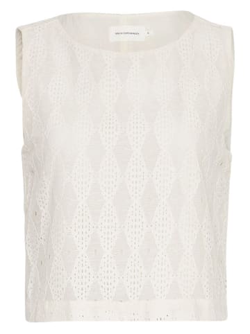 MOSS COPENHAGEN Blusentop "Madelena" in Creme