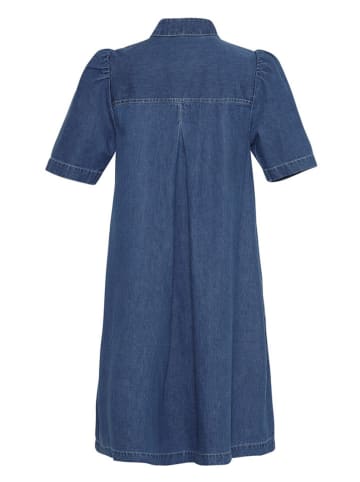 MOSS COPENHAGEN Sukienka dżinsowa "Shayla" w kolorze niebieskim