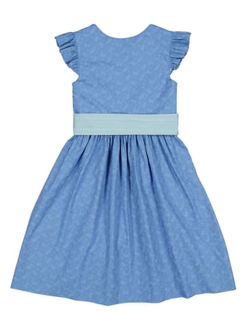 Turi Landhaus Dirndl in Blau/ Mint