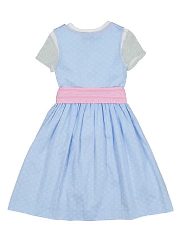 Turi Landhaus Dirndl in Hellblau/ Rosa