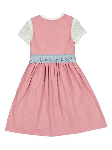 Turi Landhaus Dirndl in Rosa/ Hellblau