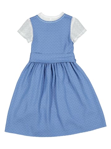 Turi Landhaus Dirndl blauw/lichtblauw