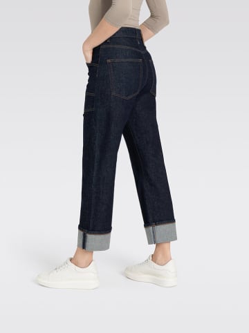 MAC Spijkerbroek "Baggy" - straight fit - donkerblauw