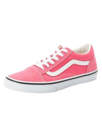 Vans Skórzane sneakersy "Old Skool" w kolorze jasnoróżowym