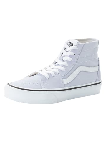 Vans Skórzane sneakersy "SK8 Hi Tapered" w kolorze błękitnym