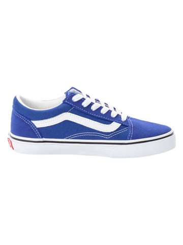Vans Skórzane sneakersy "Old Skool" w kolorze niebieskim