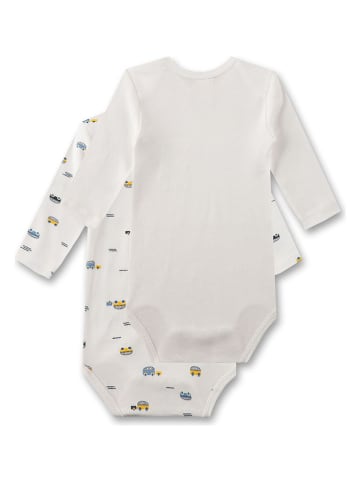 Sanetta 2-delige set: rompers wit