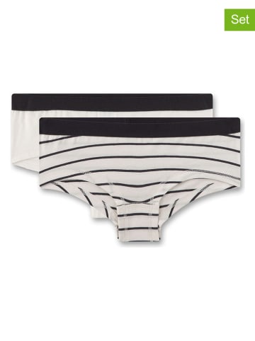 Sanetta 2er-Set: Pantys in Weiß/ Schwarz