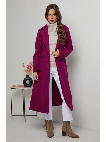 Le Comptoir du Manteau Übergangsmantel in Beere