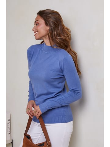 Soft Cashmere Trui blauw