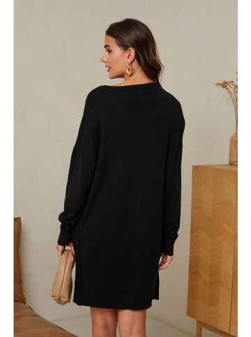 UNANYME Georges Rech Strickkleid in Schwarz