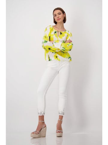 monari Blouse wit/geel