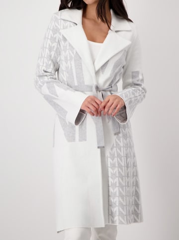 monari Vest wit/lichtgrijs
