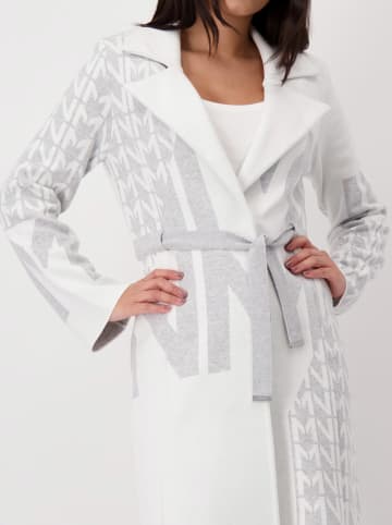 monari Vest wit/lichtgrijs