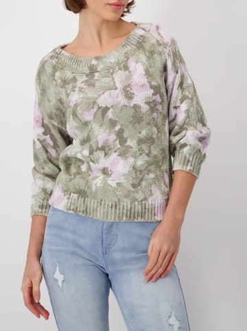 monari Sweter w kolorze zielonym