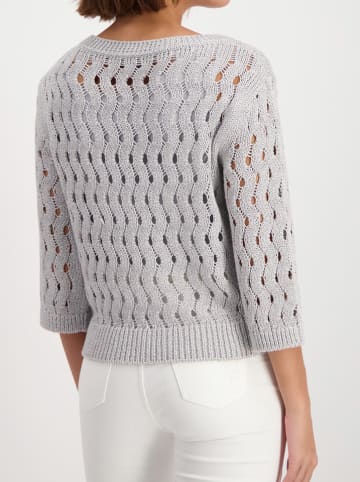 monari Sweter w kolorze srebrnym