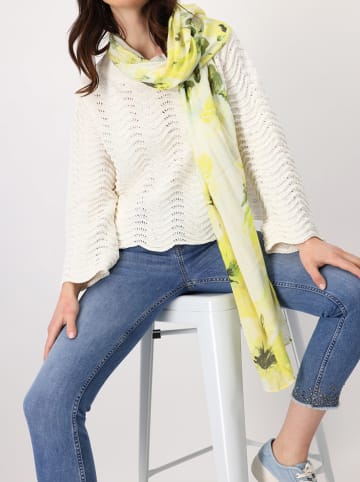 monari Viscose sjaal geel - (L)180 x (B)70 cm
