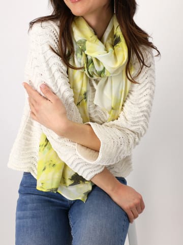 monari Viscose sjaal geel - (L)180 x (B)70 cm