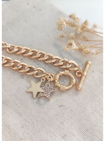 atelier MIU Vergulde armband met edelstenen