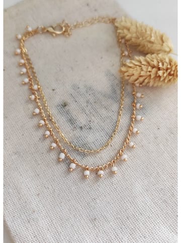 atelier MIU Vergold. Halskette mit Schmuckelementen - (L)19 cm