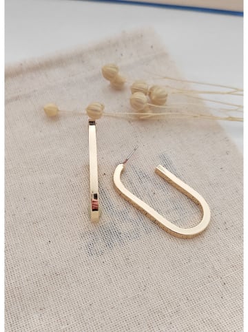 atelier MIU Vergulde halfcreolen
