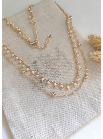 atelier MIU Vergulde ketting met sierelementen - (L)42 cm