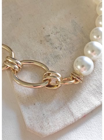 atelier MIU Vergulde ketting met parels - (L)42 cm